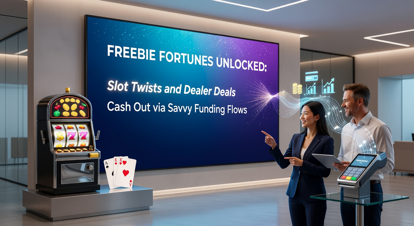 Live-Dealer an einem Roulette-Tisch mit Slot-Symbolen im Vordergrund und digitalen Zahlungsportalen, die schnelle Auszahlungen visualisieren